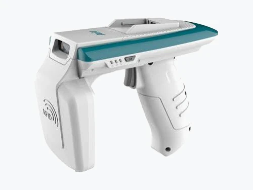 ATS100 เครื่องอ่าน UHF RFID แบบมือถือ พร้อมด้ามจับไกยิง