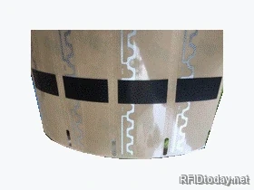 RFID Tag ติดบนผิวโค้งของชิ้นส่วนไฟหน้ารถยนต์ในสายการผลิต