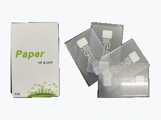 บัตร RFID แบบกระดาษ HF และ UHF และบัตร UHF แบบใสที่มองเห็นเสาอากาศในตัว